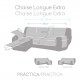 FUNDA SOFA CHAISE LONGUE PRACTICA TURIN