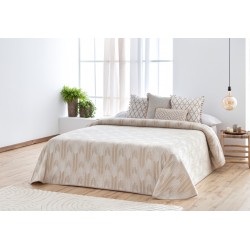 COLCHA JACQUARD CONIL BEIGE