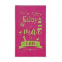 TOALLA DE PLAYA “ENJOY FUCSIA”