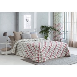 Colcha Bouti Jacquard para Invierno con Relleno Suances Gris para cama de  135 cm