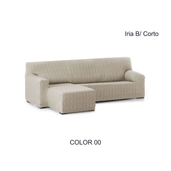 FUNDA CHAISE LONGUE AJUSTABLE IRIA – BRAZO CORTO