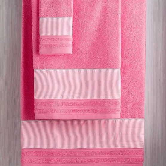 JUEGO 3 TOALLAS CLASSIC ROSA