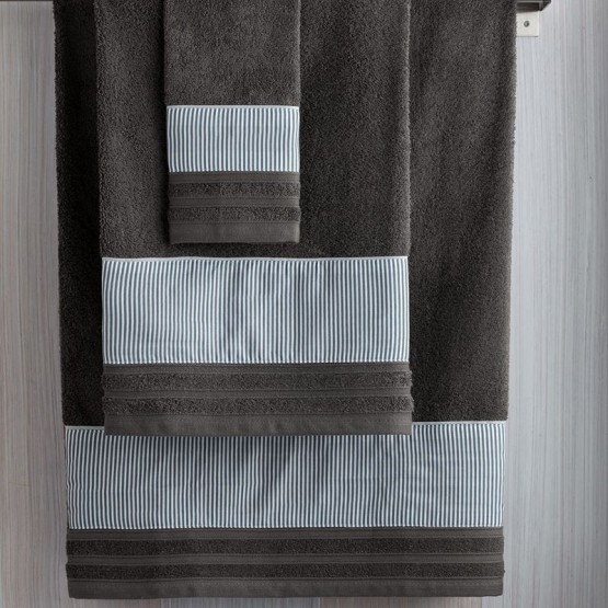 JUEGO 3 TOALLAS CLASSIC GRIS