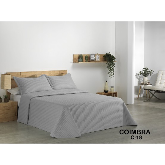 COLCHA BOUTI COIMBRA GRIS PERLA