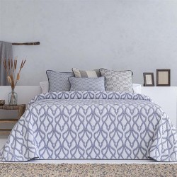 COLCHA JACQUARD ZENIA AZUL