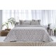 COLCHA JACQUARD ZENIA GRIS