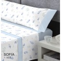 JUEGO DE SABANAS SOFIA AZUL