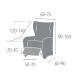 FUNDAS SILLON RELAX CORA