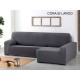 Funda para sofa chaise longue tejido Cota. Con brazo largo o