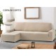 FUNDA CHAISE LONGUE AJUSTABLE CORA – BRAZO CORTO