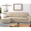 FUNDA CHAISE LONGUE AJUSTABLE CORA – BRAZO CORTO