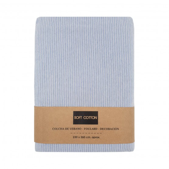 COLCHA MULTIUSOS NAILA AZUL