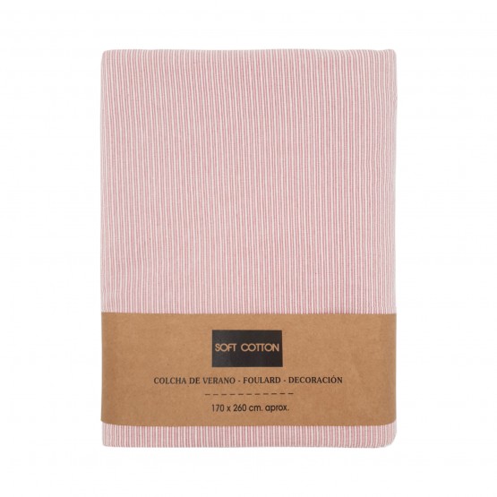 COLCHA MULTIUSOS NAILA ROSA