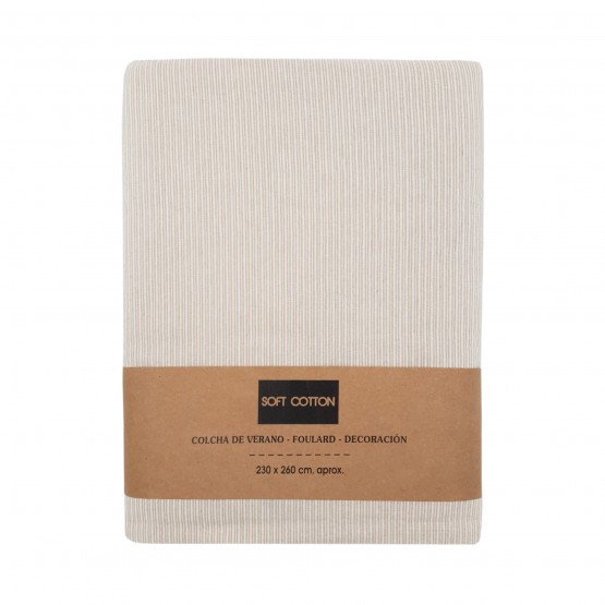 COLCHA MULTIUSOS NAILA BEIGE