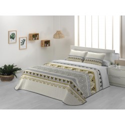 COLCHA BOUTI BAMBU BEIGE
