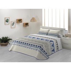 COLCHA BOUTI BAMBU AZUL