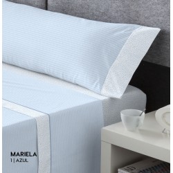 JUEGO DE SABANAS MARIELA AZUL