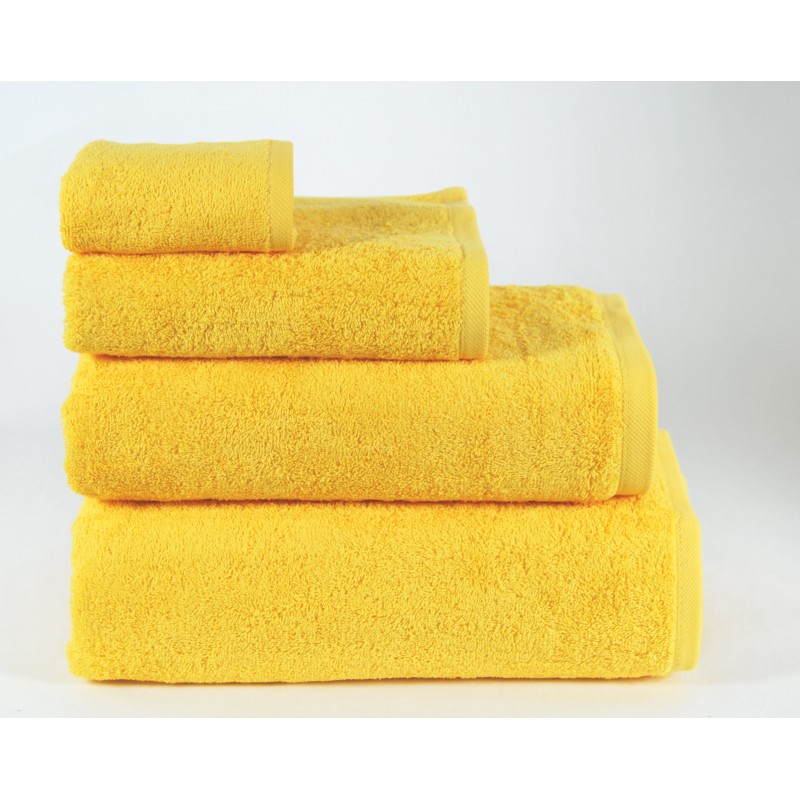 Toalla lisa amarillo  Comprar toallas online