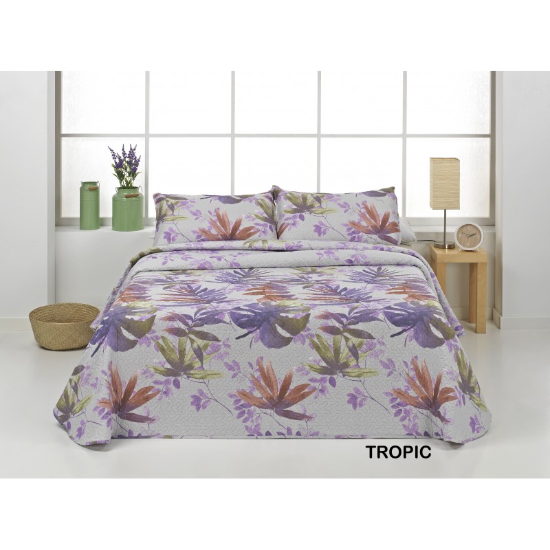 Colcha de Verano Estampada Bouti EMOTICONOS Color Unico 180X260 CM CONFORTEX