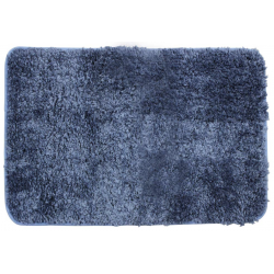 ALFOMBRA BAÑO CARICIA AZUL MARINO
