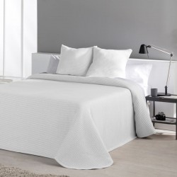 COLCHA JAQUARD CANALE BLANCO