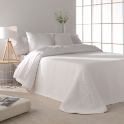 COLCHA JAQUARD TARIFA BLANCO