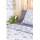 COLCHA JACQUARD BLOCK GRIS
