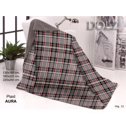 MANTA PLAID SHERPA AURA