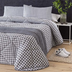 EDREDÓN CONFORT JACQUARD CHARLOTTE NEGRO