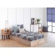 EDREDON AJUSTABLE FERROL AZUL