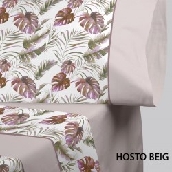 JUEGO DE SABANAS HOSTO BEIGE