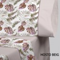 JUEGO DE SABANAS HOSTO BEIGE