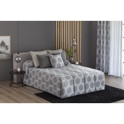 EDREDÓN CONFORT JACQUARD UTIEL GRIS