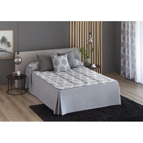 EDREDÓN JACQUARD UTIEL GRIS