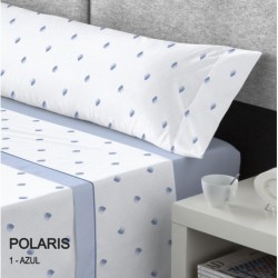 JUEGO DE SÁBANAS CORALINA POLARIS AZUL