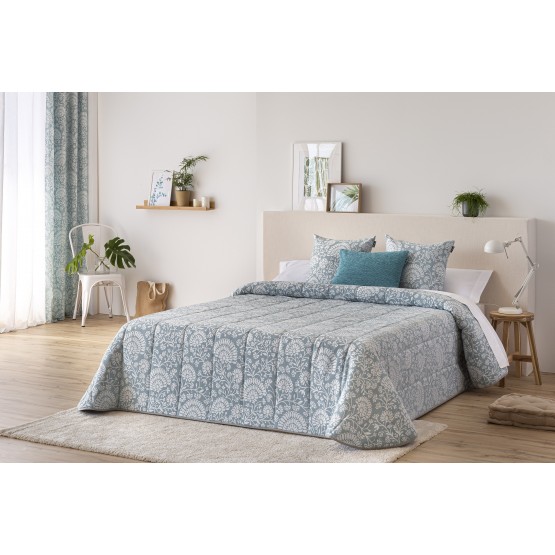 COLCHA BOUTI JACQUARD TURIA AGUA