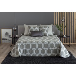 COLCHA BOUTI JACQUARD UTIEL VERDE