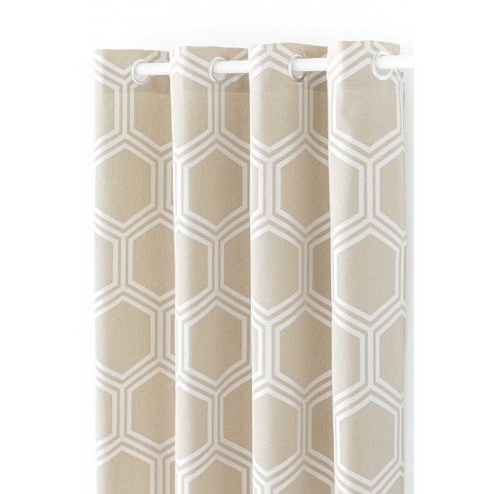 CORTINA CONFECCIONADA UTIEL BEIGE
