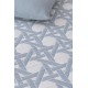 COLCHA JACQUARD BENIDORM TURQUESA