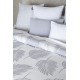 COLCHA JACQUARD OROPESA GRIS