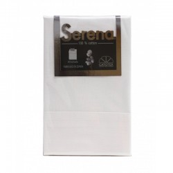 FUNDA DE ALMOHADA LISA SERENA 100% COTTON BEIGE