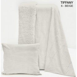 MANTA PLAID-COJIN SHERPA TIFFANY BEIGE