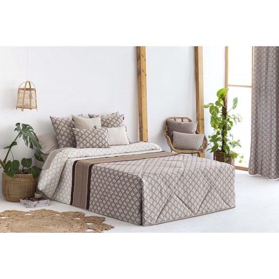 EDREDÓN CONFORT JACQUARD LUARCA BEIGE