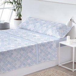 Edredón Nórdico Estampado Cama 90 105 135 140 150 160 180 200cm Bolonia  Reversible Coral o