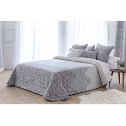 COLCHA BOUTI JACQUARD GRANADA GRIS