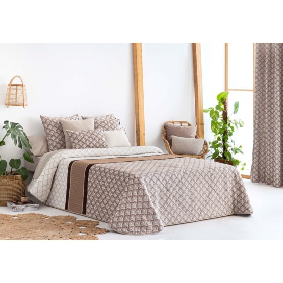 COLCHA BOUTI JACQUARD REUS | BEIGE | SANDECO