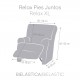 FUNDA SILLON RELAX PIES JUNTOS JAZ