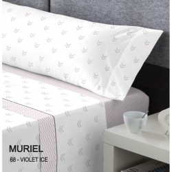 JUEGO DE SÁBANAS CORALINA MURIEL VIOLET ICE