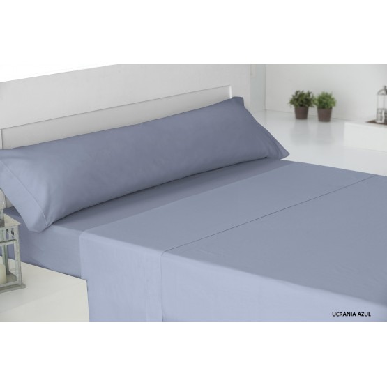 JUEGO DE SÁBANAS FRANELA UCRANIA AZUL