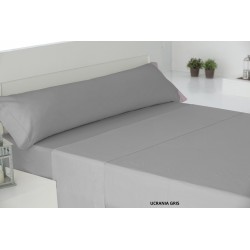 JUEGO DE SÁBANAS FRANELA UCRANIA GRIS